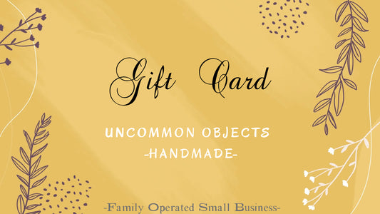 UncommonObjects-Handmade Gift Card - UncommonObjects-Handmade