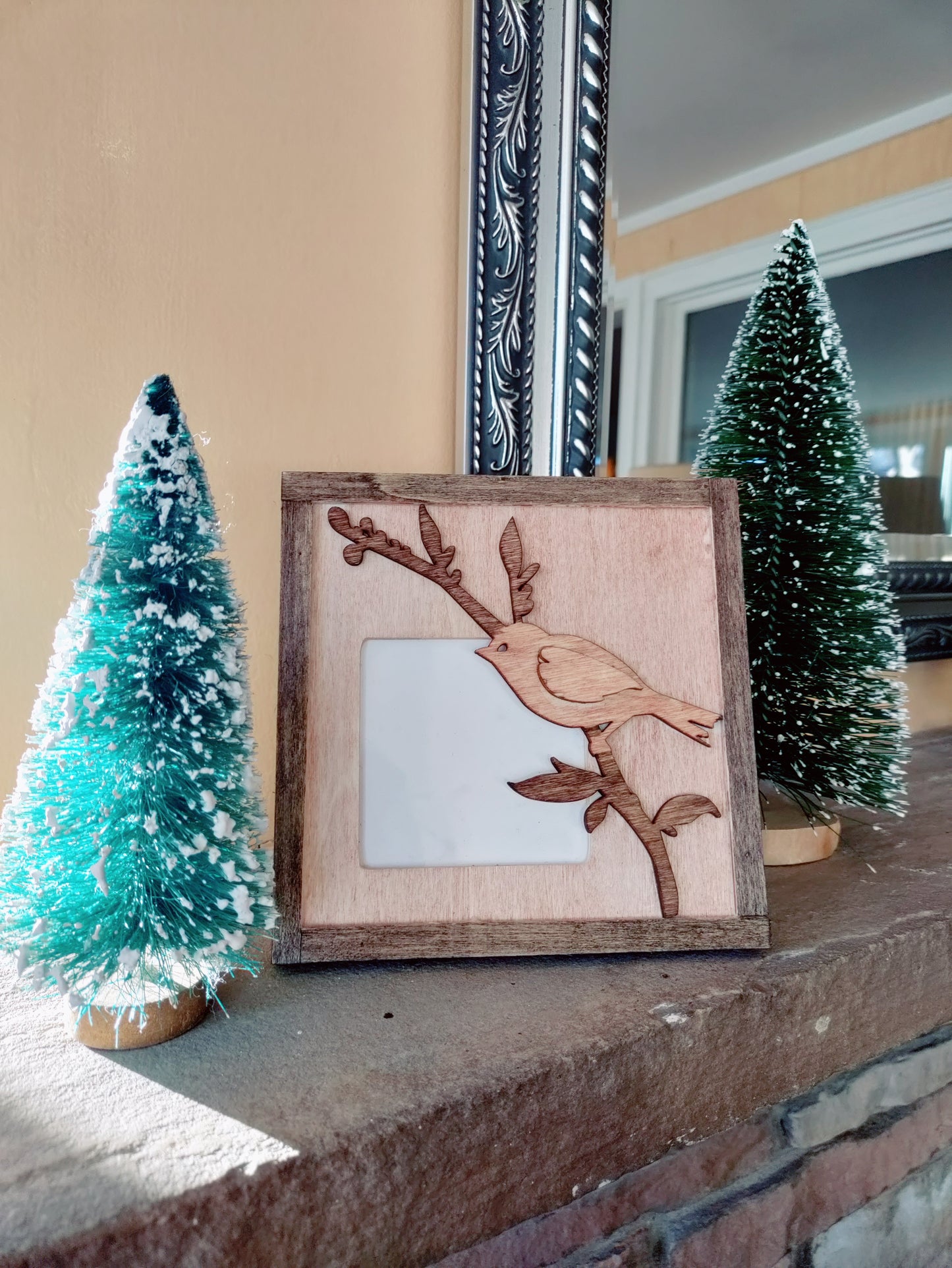 Stained wooden photo frame - UncommonObjects-Handmade