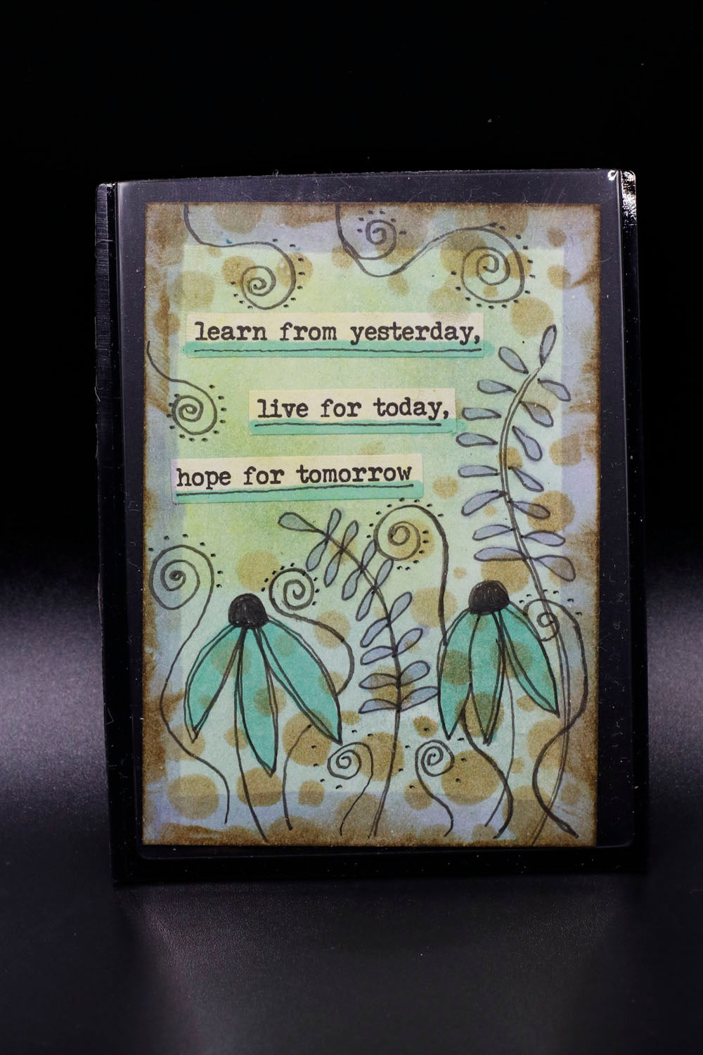 'Live, Learn, Hope' Magnet ACEO - UncommonObjects-Handmade