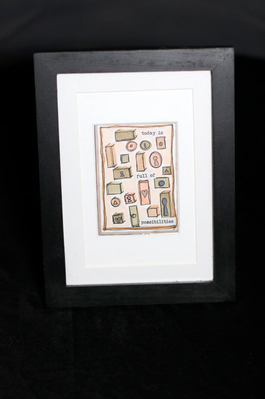 'Possibilities' Framed Art - UncommonObjects-Handmade