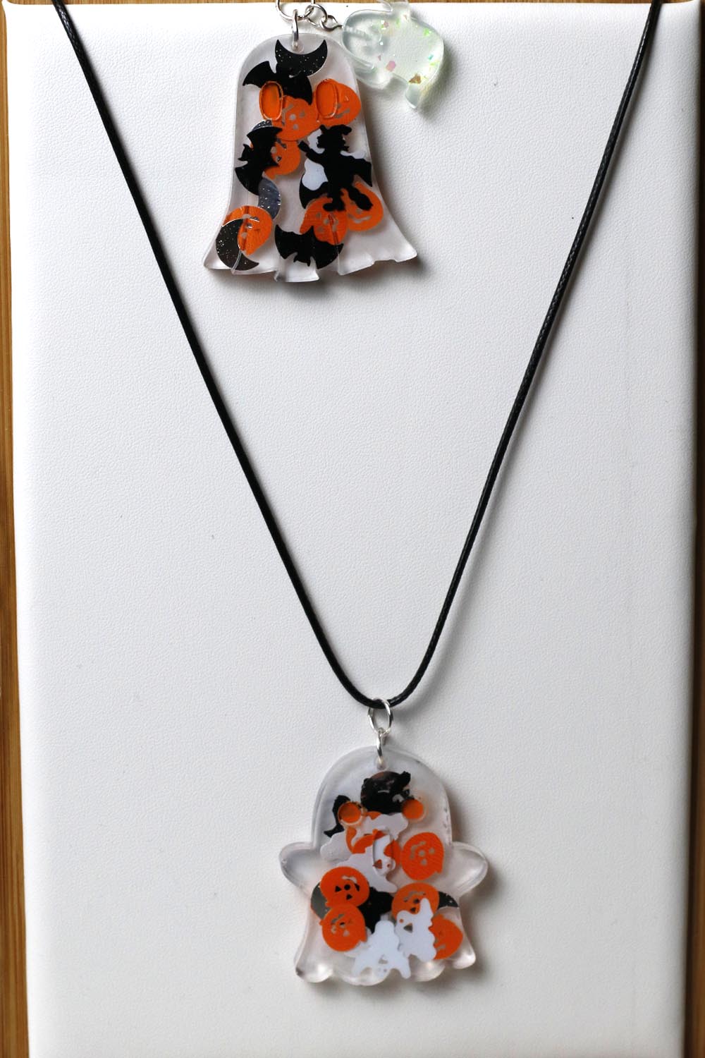 Boo Buddy Bundle (Necklace & Keychain) - UncommonObjects-Handmade