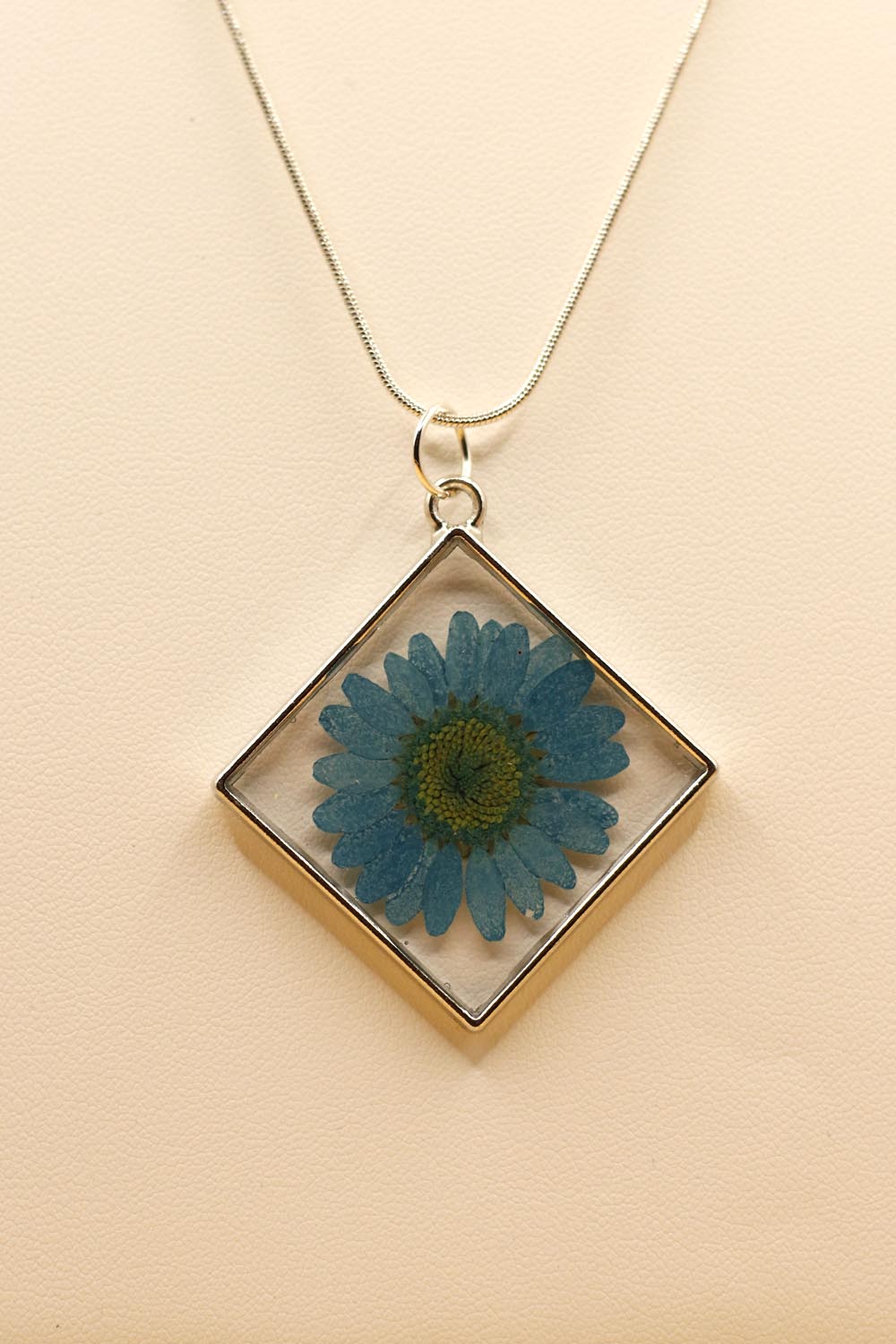 Blue Flower Necklace - UncommonObjects-Handmade