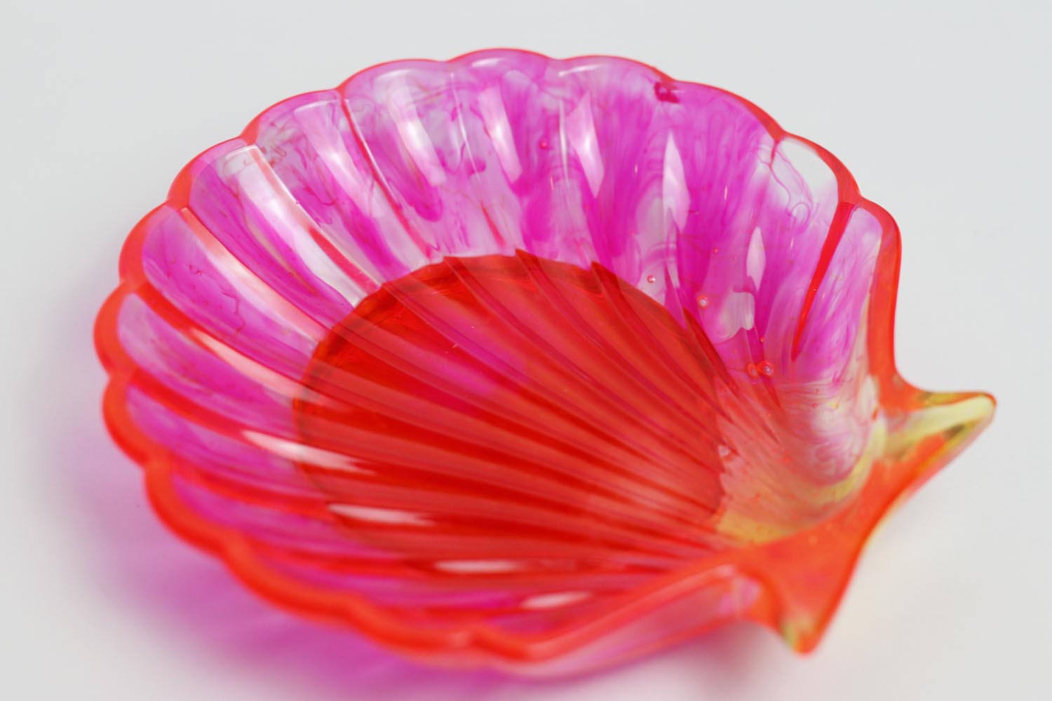 Pink Seashell Shaped Dish - UncommonObjects-Handmade