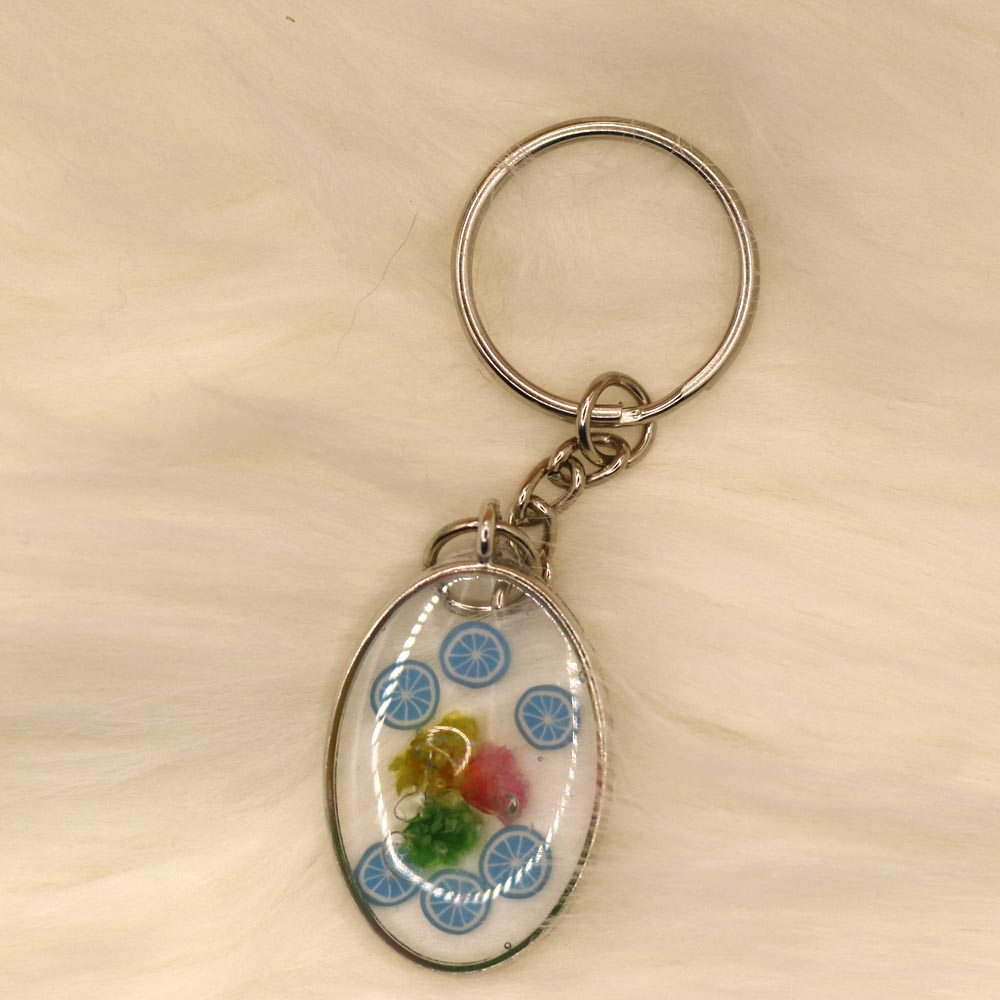 Blooming in Blue Keychain - UncommonObjects-Handmade