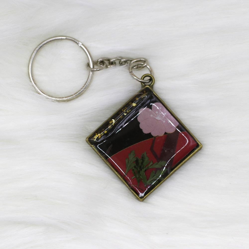 Cherry Blossom Keychain - UncommonObjects-Handmade